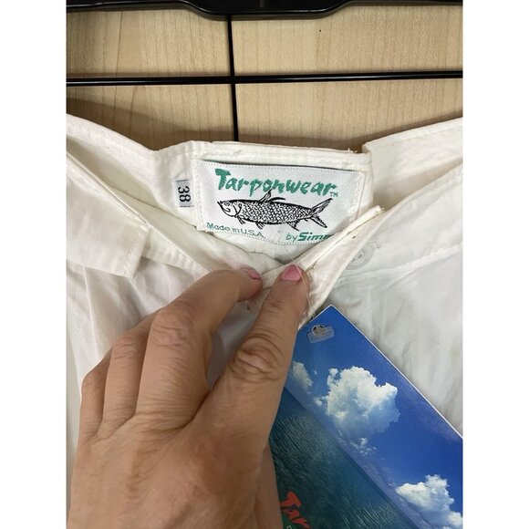 Tarponwear Adventure Gear Fishing Pants Sz 38 Men’s Nylon  Outdoors Activewear - Picture 2 of 6